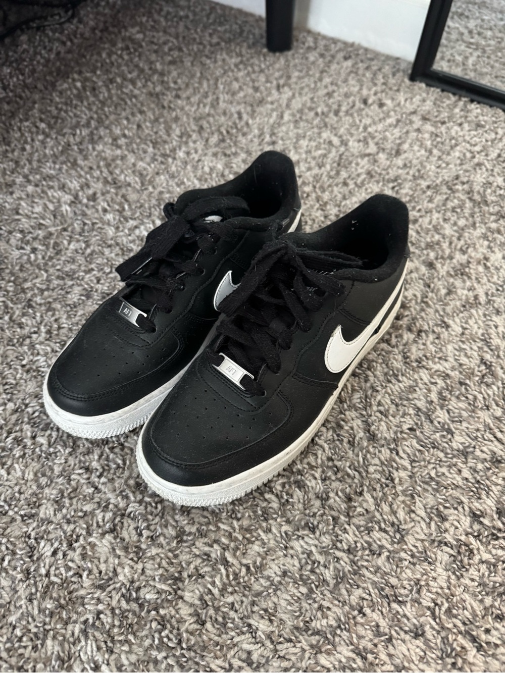 Women’s/ Kids Black Air Force’s